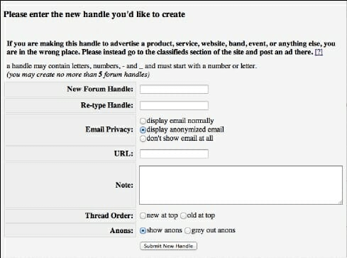 (figure 6.4) Craigslist Flagging Forum